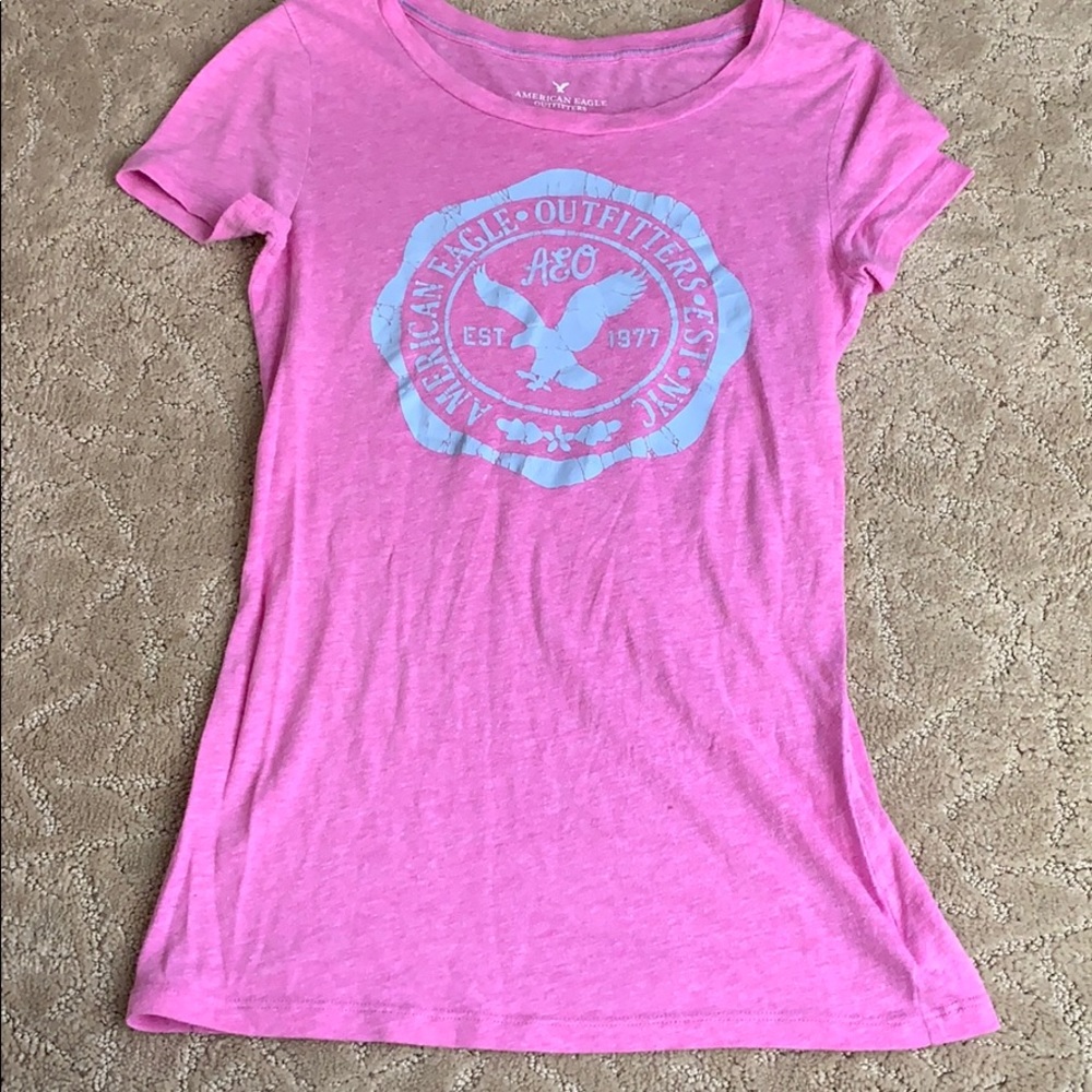 Pink Shirt (American Eagle; XS)